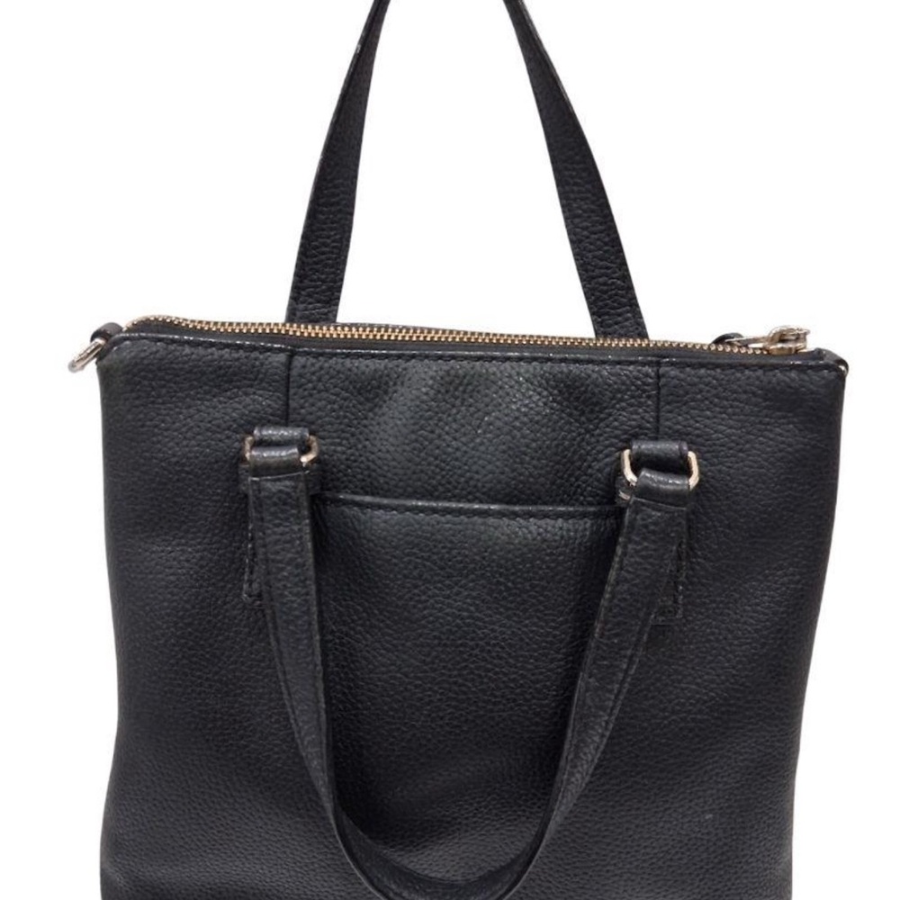 Kate Spade New York Black Pebbled Leather Tote Bag - Picture 2 of 5